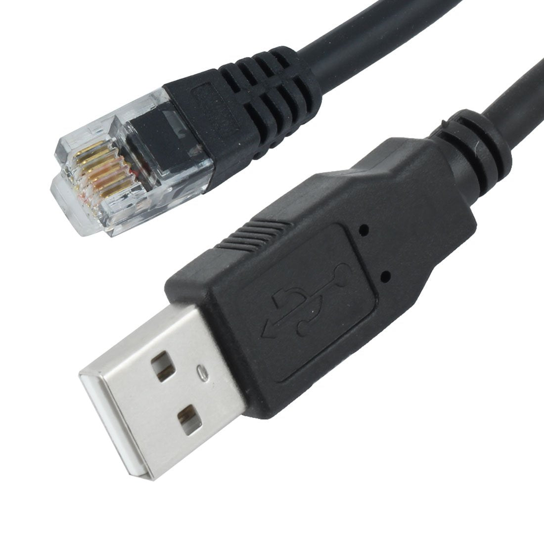 uxcell USB-KV Touch S creen PLC Programming Cable Black 9.5 Ft for KV 16 1000