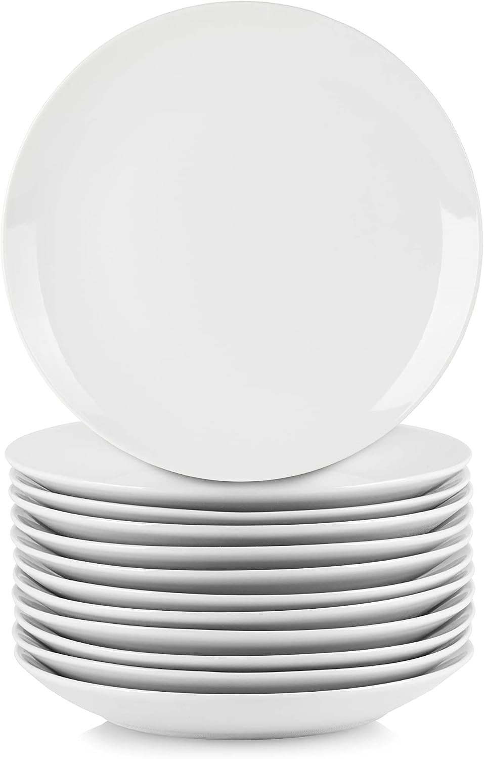 7.5" Catering Coupe Salad/Dessert Plate, Set of 12,White