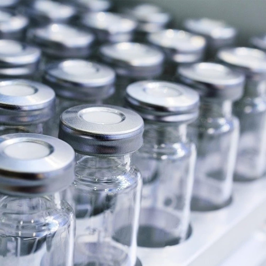 Scientific 20ml Headspace Sample Vial, Clear Glass, 20mm Crimp-top, Rounded Bottom (Pack of 100)