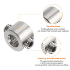 HARFINGTON 2pcs 5mm Drill Stop Collar Set Depth Stop Drilling Limit Ring