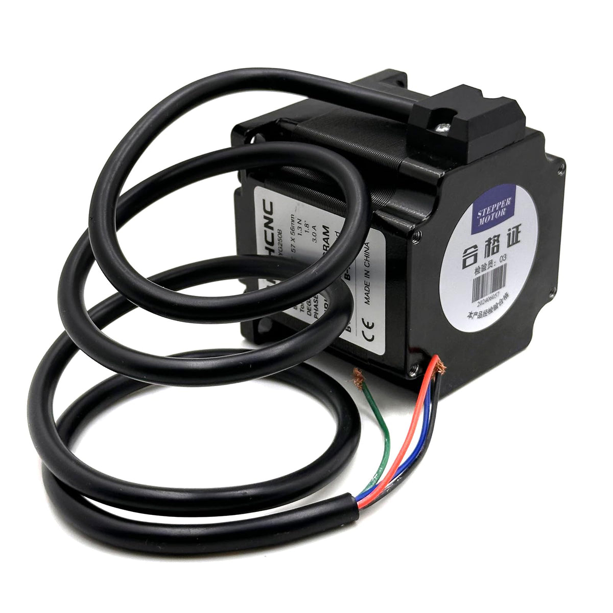 RICHCNC Nema 23 CNC Stepper Motor 184oz.in/1.3Nm Bipolar 3.0A CNC Mill Lathe Router 57x57x56mm