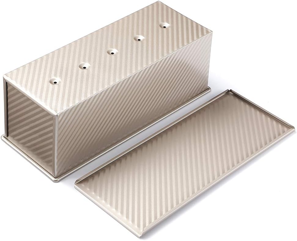 Large Loaf Pan w Lid Pullman Bread Pan Aluminized Steel