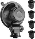 S504 Suction Cup Dash Cam Mount Holder (5th Gen) with 4pcs 360 Rotating Joints for Apeman Ssontong Biuone iZEEKER
