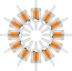 10 Pack 1/4 Inch Inline Fuel Filter Universal Gasoline Filters 1/4" & 5/16"