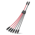 BougeRV Solar Parallel Connectors, 2 to 6 Y Branch 10AWG Cable