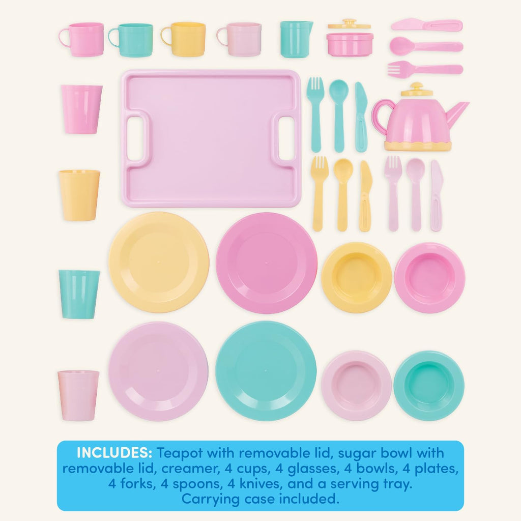 – Play Circle – Dish Set – Plates, Cups, and Tea Party Toys – Kitchen Toys for Toddlers – Pretend Play – 3+ Years(34