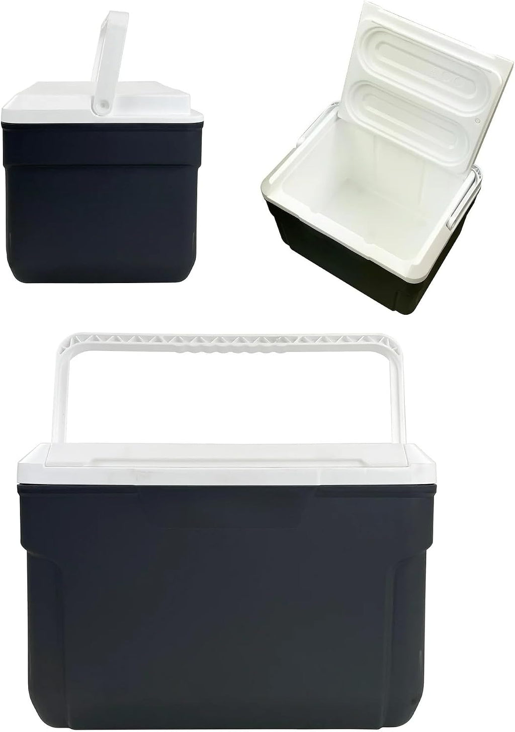 10 Quart Hard Sided Cooler – Portable Ice Chest Holds 14 Cans, Lightweight 2.78 lbs with Swing-Up Handle for Camping