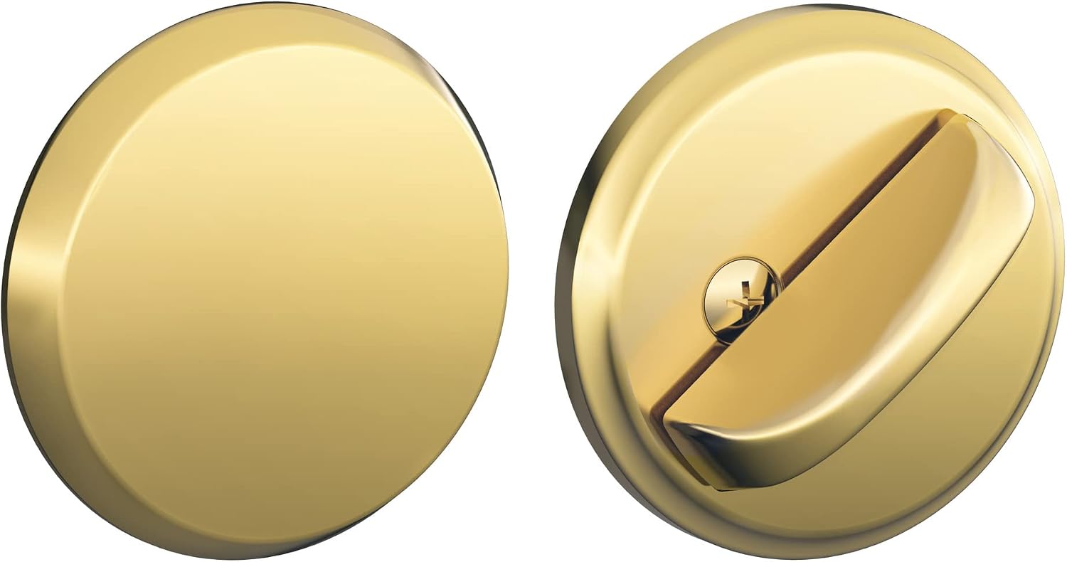 B81605 Key Lock Door Knocker - Bright Brass