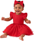 Baby Girl Sleeveless Tutu Romper Dress Set 0-18M