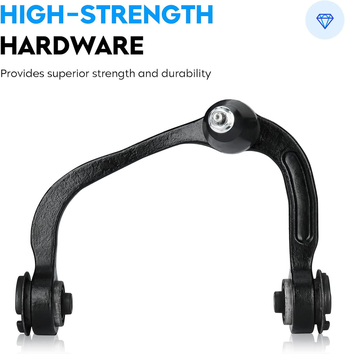 Front Upper Control Arm w/Ball Joint K80306 K80308 for 07-17 Ford Expedition, 05-14 F150, 06-08 Lincoln Mark, LT 07-17 Navigator Left & Right Suspension Kit