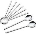 Spoons, 8 Pcs Korean Spoon, 8.5 Inch Stainless Steel Soup Spoons