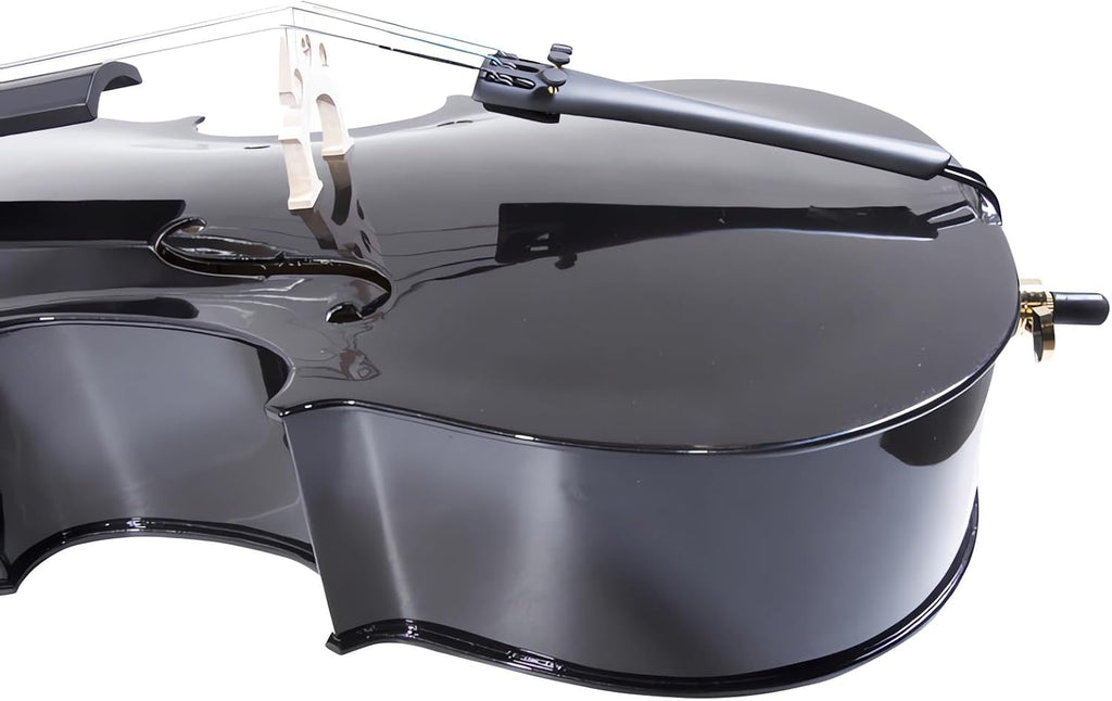 4/4 Full Size Cello Kit for Beginners, Spruce Top Acoustic Cello, Cello Kit with/Bow, Stand, Rosin, Bag, Stringed