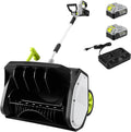 Cordless Snow Shovel: DEKOPRO 40V|17-Inch Cordless Snow Blower，Electric Snow Shove with Adjustable Chute, Lightweight
