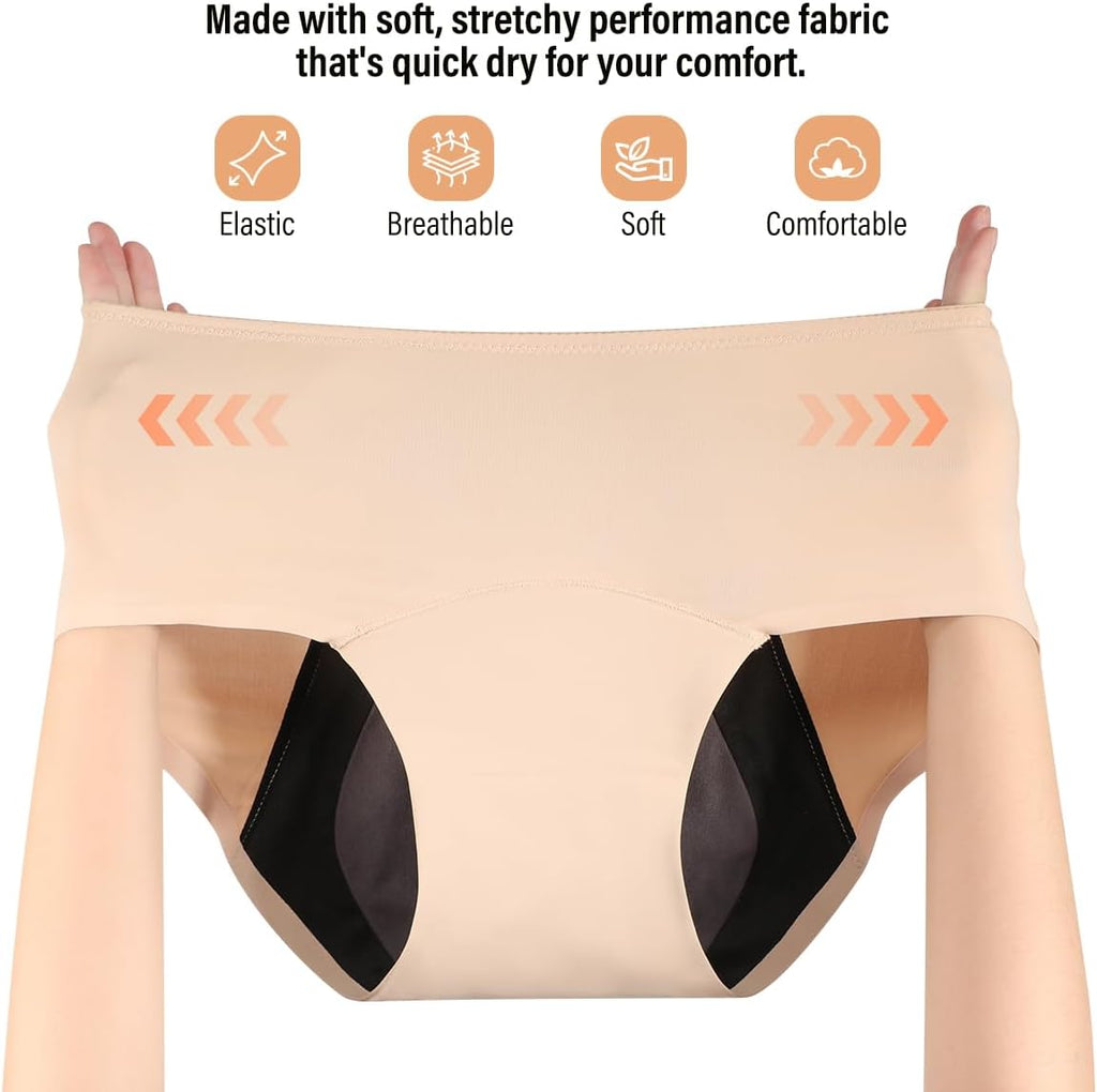 Carer Incontinence Underwear for Women Washable 150ml High Absorbent Leak Proof Underwear for Women Bladder Leak