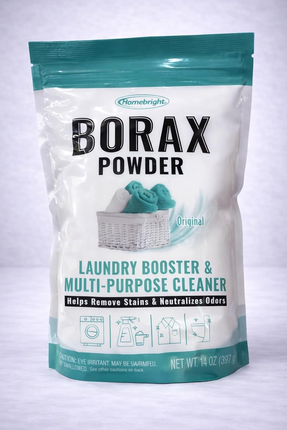 Borax Powder, Laundry Booster & Multi-Purpose Cleaner, Original, 14 oz