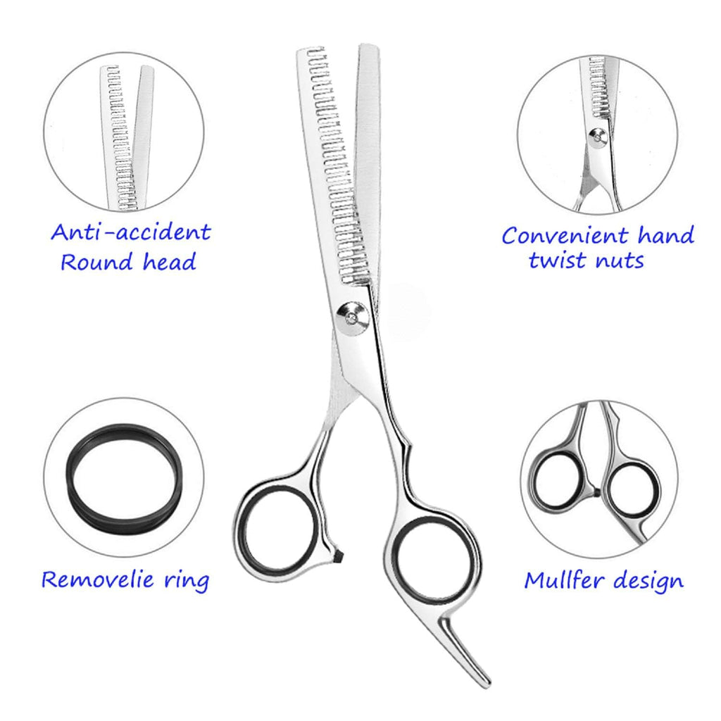 Professional Hair Thinning Shears/Scissors | 6.7Inch Hair Cutting Scissors with Stainless Steel Blades,Fine