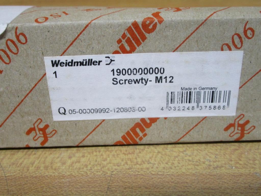 Weidmuller 1900000000 Cable Gland Tool Screwty-M12