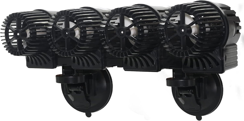 12680 GPH 4-Head Wave Maker Aquarium Circulation Pump | Submersible Powerhead for 180-300 Gal Fresh & Saltwater