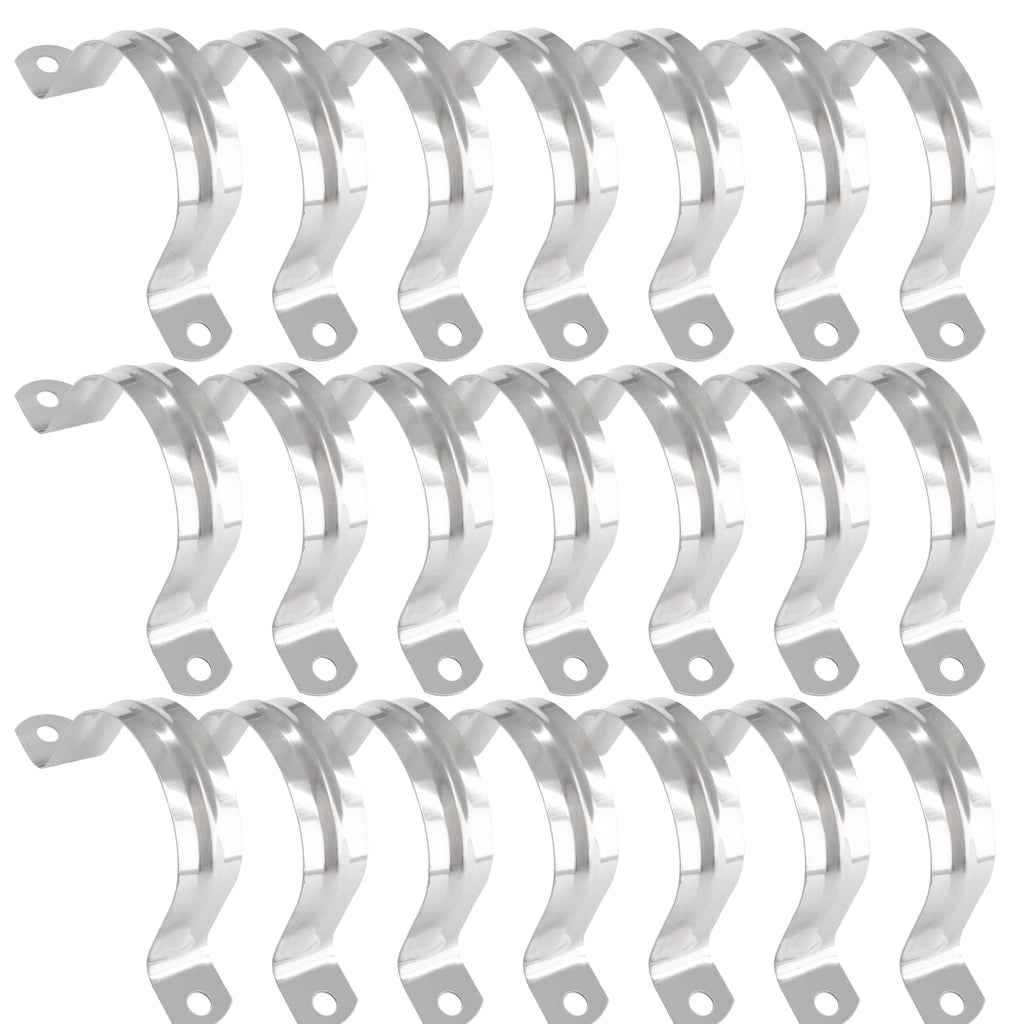 Kemcatui 2 Inch Conduit Clamp, Stainless Steel, 50 Pcs