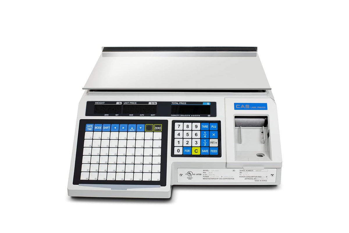 LP-1000N Scale with Label Printer - NTEP-Certified (30lb)