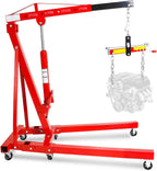 2Ton Hydraulic Engine Hoist with Load Leveler, Folding Cherry Picker