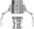 316 Stainless Steel 1" Camlock Fitting - External thread pipe fitting