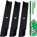 601124 Lawn Mower Blades for Hustler 54 Inch Deck Low Lift Blades Riding Mower Replacement for Fastrak SD Raptor SD