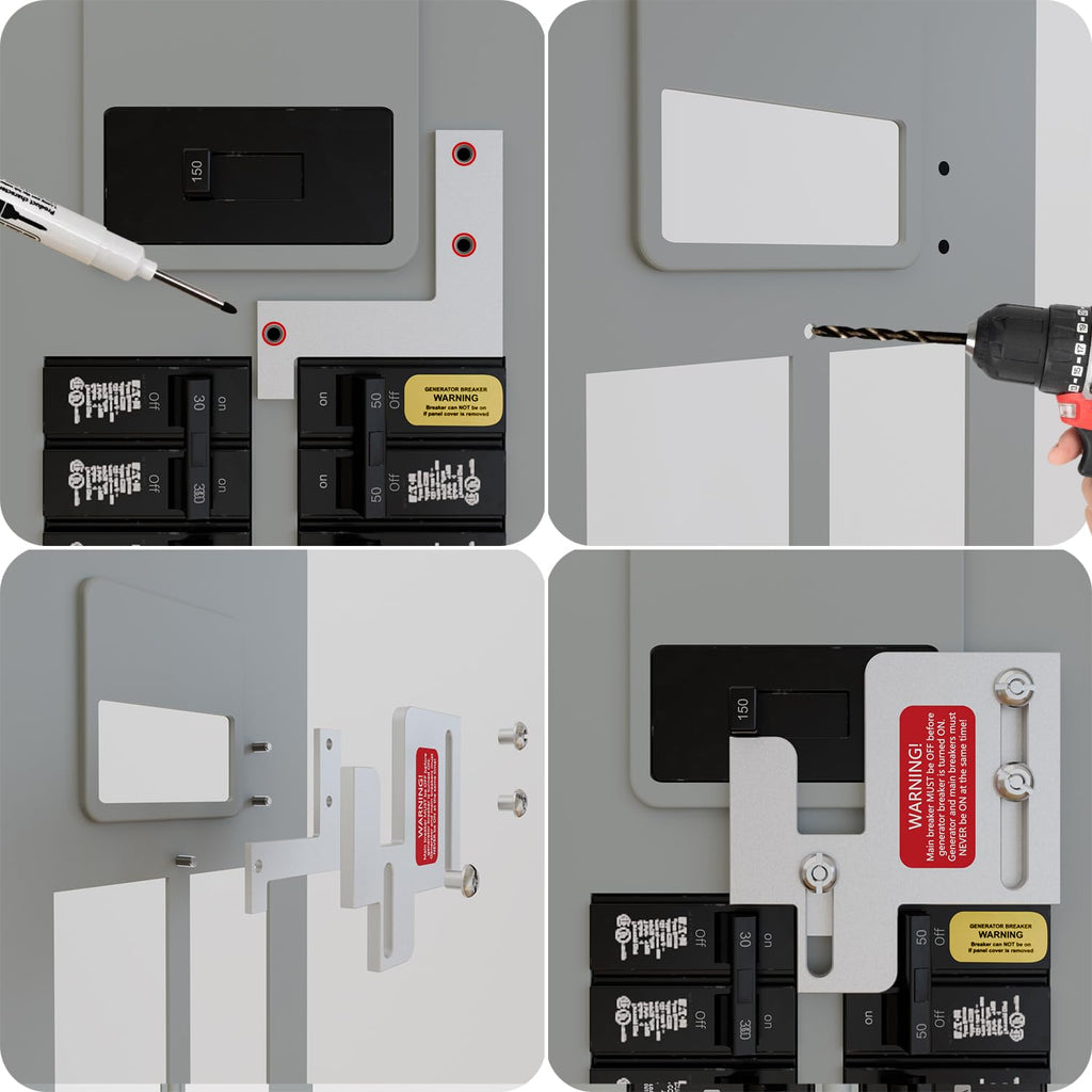 Generator Interlock Kit for Eaton Cutler Hammer BR Series 150&200Amp Panels