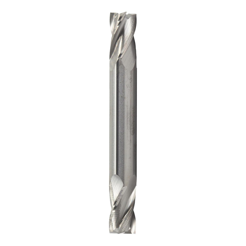Drill America 3/16" Carbide 2 Flute Double End Stub End Mill, MMO Series