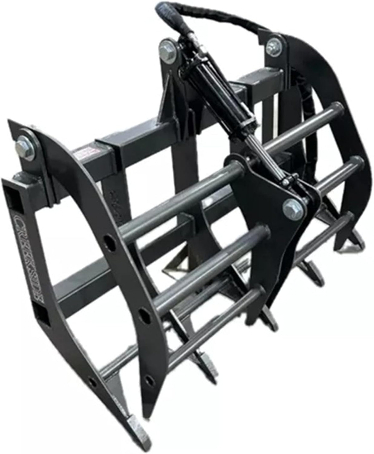 Ag Rite 48" Compact Root Grapple for Tractors - Single Cylinder | MADE IN USA | 1/2" Steel Teeth, 12" Tine Spacing
