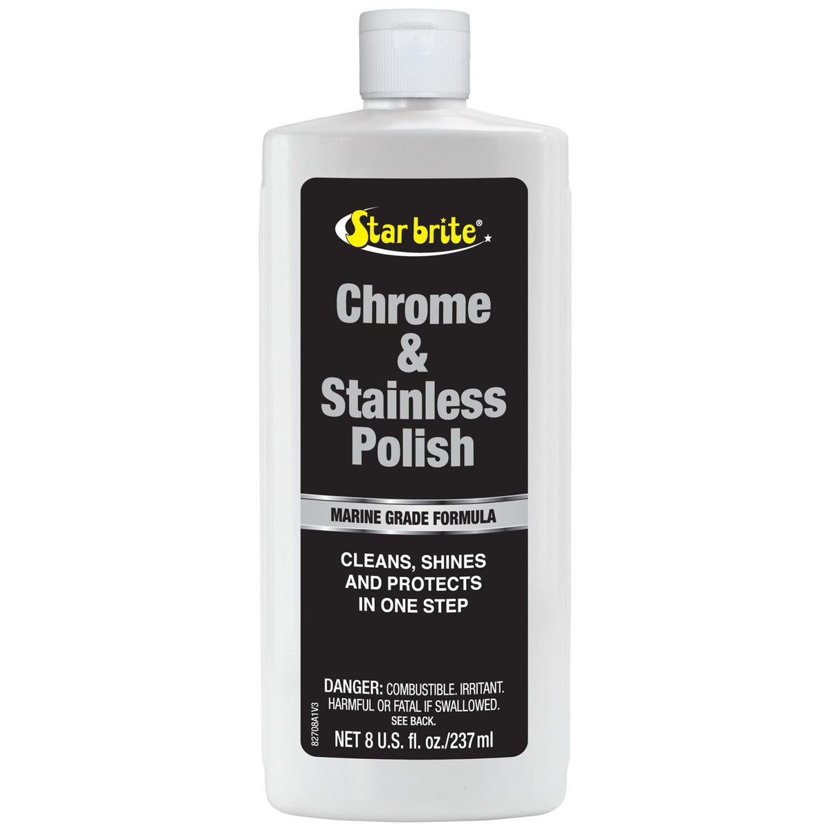 Chrome & Stainless Polish - Marine Grade Formula Protects Against Pitting, Salt Deposits, Staining & Rust on Chrome