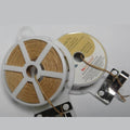 65ft Paper String Kraft Twist Tie Roll with Cutter