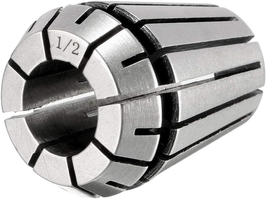 uxcell ER25 1/2" Spring Collet Chuck for CNC Engraving Machine Lathe Milling Tool