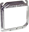 RACO 8769 Raised 5/8-Inch, 4-Inch Square Mud-Ring for 2 Devices