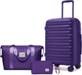 Luggage Sets 3 Piece, Expandable Hardside PP Carry On Luggage Suitcase with 360° Spinner Wheels TSA Lock Suitcase Set