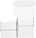 4x3x2 Inches 50 Pack White Corrugated Cardboard Shipping Boxes