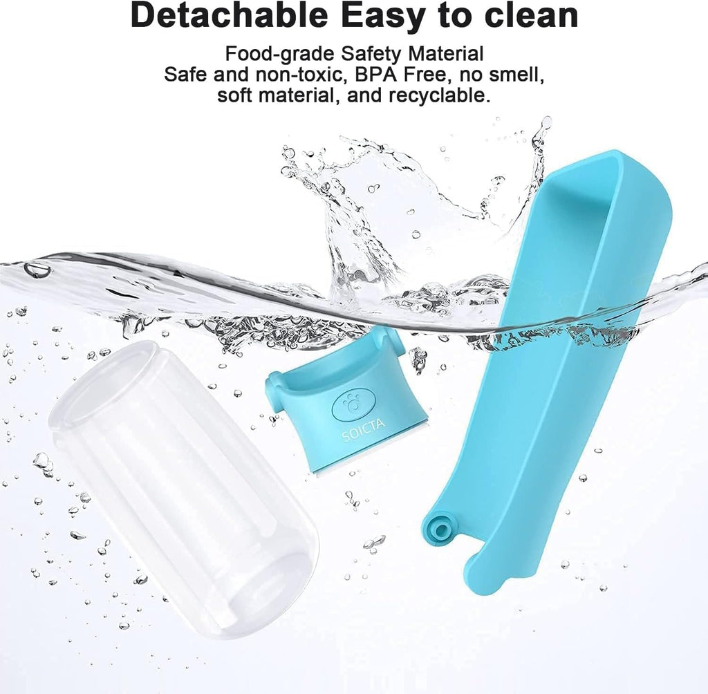 Portable Dog Small Animals Water Bottle for Walking 19 OZ or 12 OZ Pet Water Bottles for Puppy Medium Large Dogs
