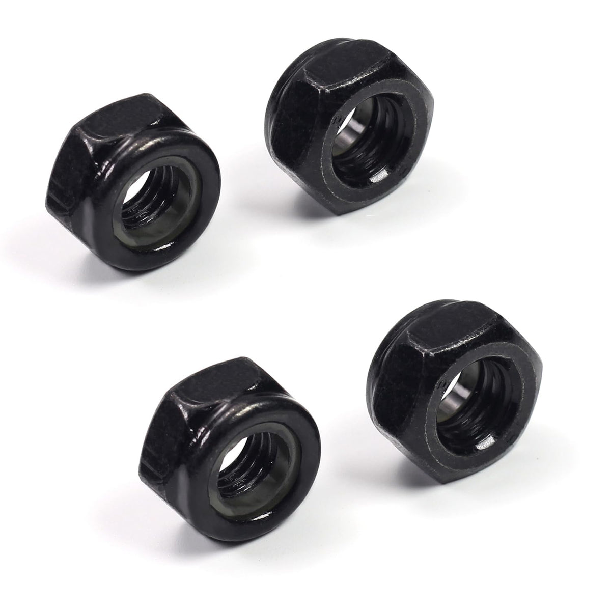 M5x0.8mm Locknuts Nylon Inserted Carbon Steel 50PCS for 3D Printer