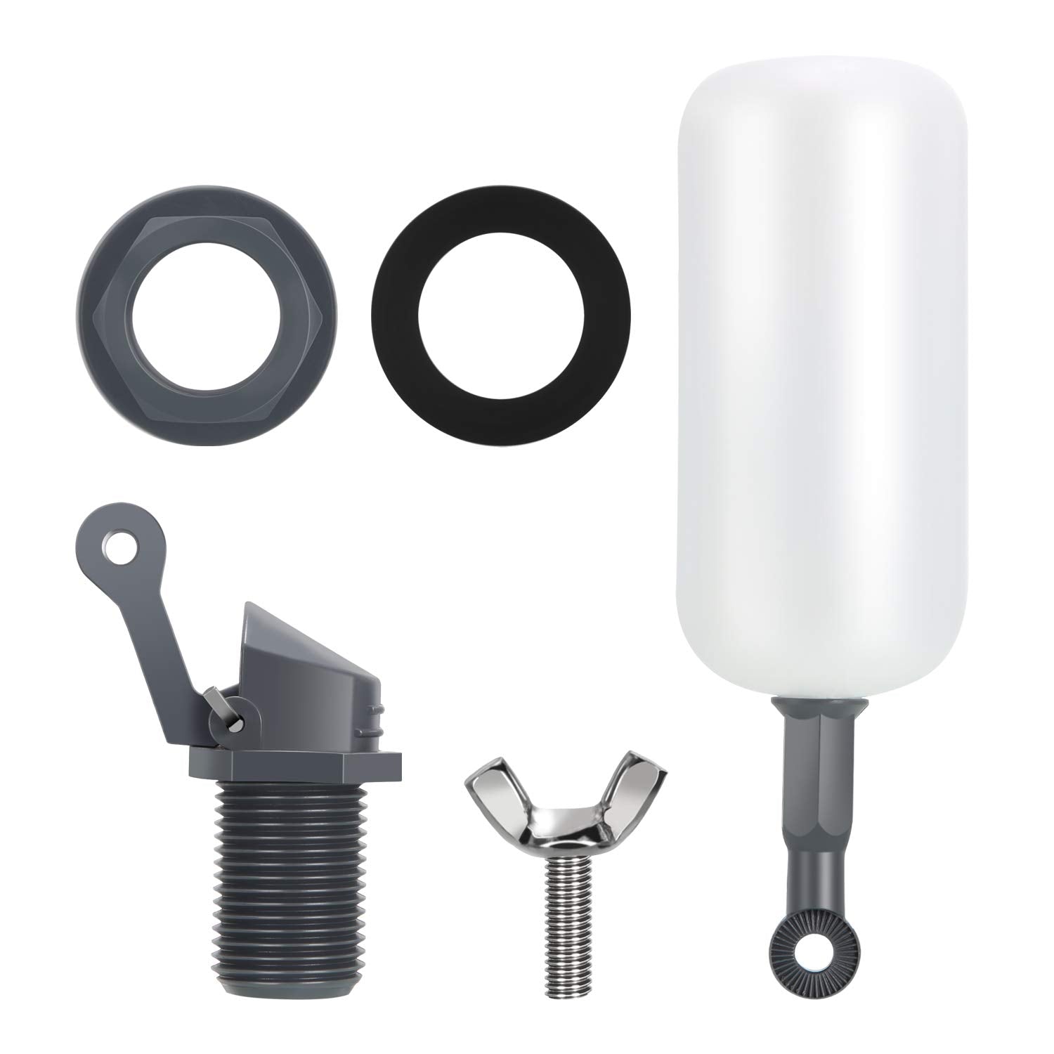 Float Ball Valve 1/2 Inch Autofill Float Valve | Male Straight Thread Automatic Float Valve, Livestock Trough Pond