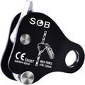 Climbing Descender Ascender Belay Device Self Locking Fall Protection Rappel Equipment Rope Grip for 8-13mm Rope for
