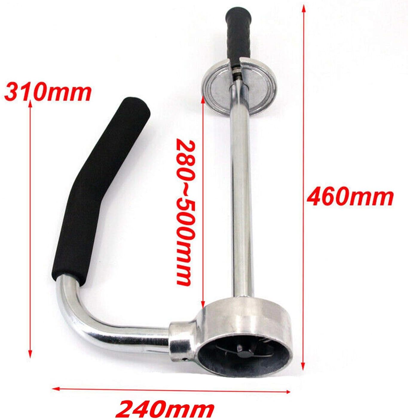 Pallet Stretch Film Packing Machine Shrink Wrap Dispenser Holder, Adjustable Height from 12-20 inch (Upgraded Version)