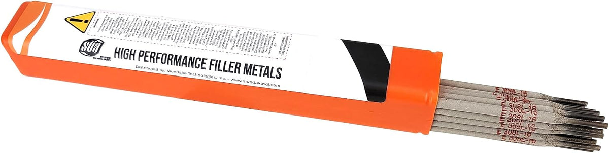 SÜA - E308L-16 - Stainless Steel Welding Electrode - 14" x 1/8" (2 LB)