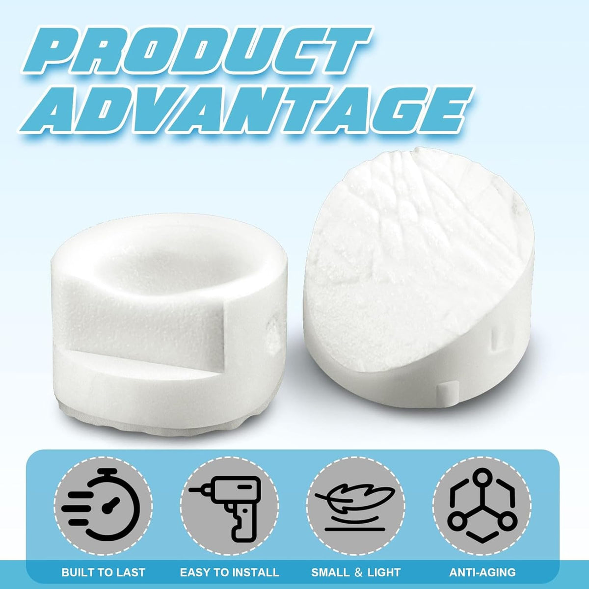 Landical Entry Door Plugs 3/8 x 5/16 Diameter for Door, Doors Frame Plugs (25 Pcs)