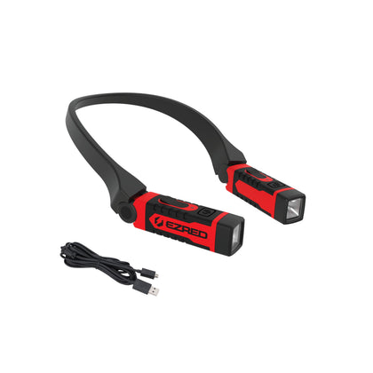 ANYWEAR Rechargeable Neck Light for Hands-Free Lighting - NK15, Perfect Light for Mechanics, Camping, Hunting, DIY
