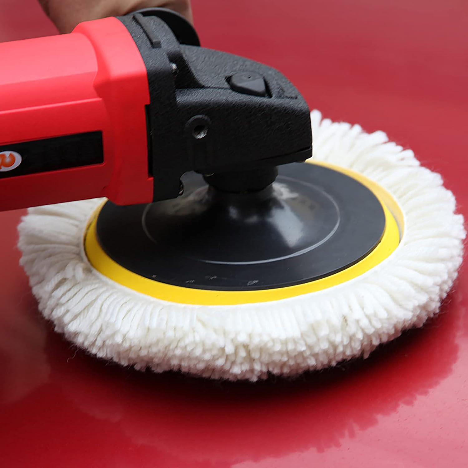 3 Pack Wool Polishing Pad, 7 inch Wool Buffing Pad for Compound Cutting & Polishing, Buffing Pad Kit for Car, Boats