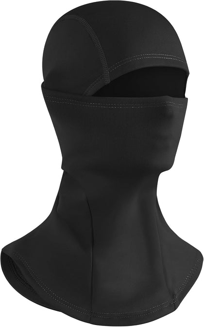 Black Ski Mask for Men Women Balaclava Face Mask Men Balaclava Ski Masks Beanie Full Face Mask Neck Gaiter Face Mask