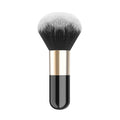 Powder Makeup Brush, Black & Gold