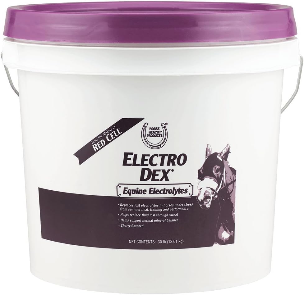 Electro Dex Cherry-Flavored Equine Electrolytes 30 Pounds