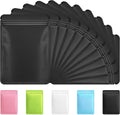 100 Pack Black Mylar Packaging Bags Odor Proof Resealable Bags