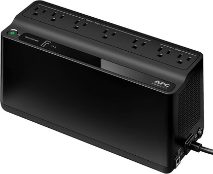 UPS 600VA/330W UPS Battery Backup for Computer, Router, NAS, BE600M1 | Power through utlity outages (23 minutes @